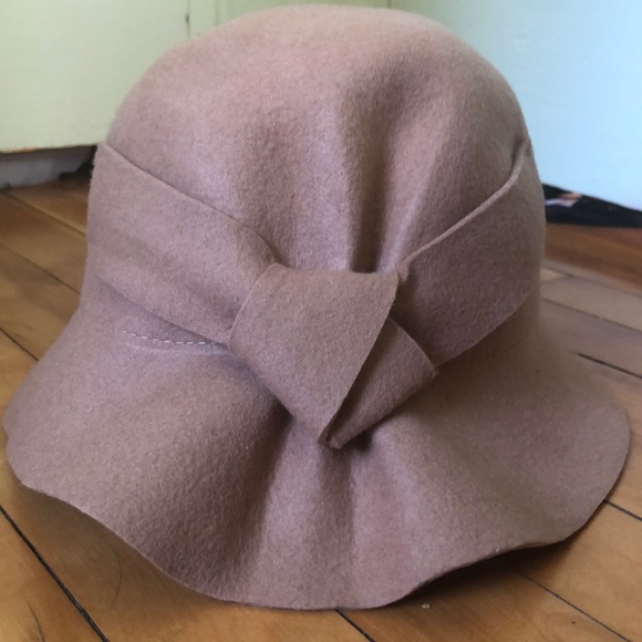Tan Kimchi Blue Wool Felt Hat - Picture 1 of 7